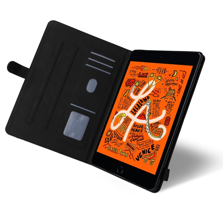 Dual-color Splicing Horizontal Flip PU Leather Case with Holder & Card Slots & Sleep / Wake-up Function For iPad mini/mini 2/mini 3/mini 4/mini(2019)