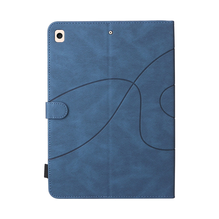 Dual-color Splicing Horizontal Flip PU Leather Case with Holder & Card Slots & Sleep / Wake-up Function For iPad 9.7 (2018/2017)