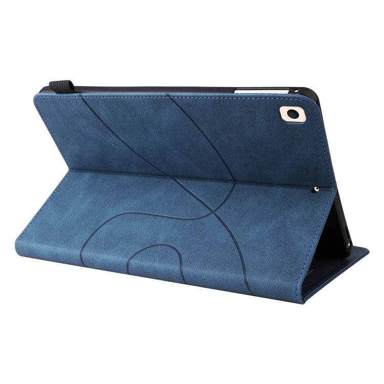 Dual-color Splicing Horizontal Flip PU Leather Case with Holder & Card Slots & Sleep / Wake-up Function For iPad 9.7 (2018/2017)