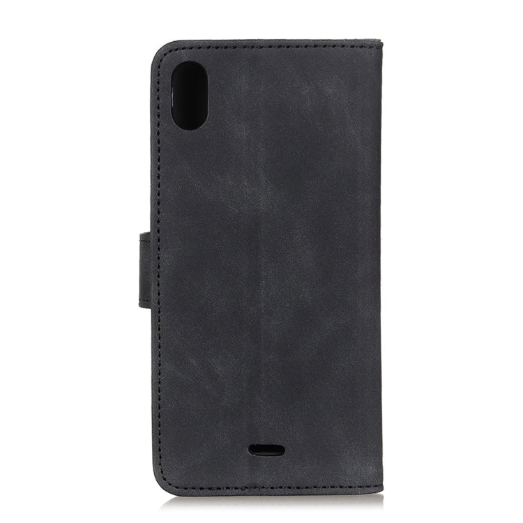 For Wiko Y80 Retro Texture PU + TPU Horizontal Flip Leather Case with Holder & Card Slots & Wallet