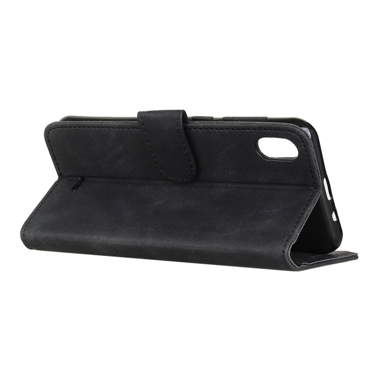 For Wiko Y80 Retro Texture PU + TPU Horizontal Flip Leather Case with Holder & Card Slots & Wallet