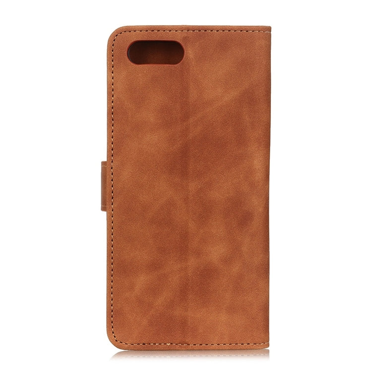 For Alcatel 1V (2019) Retro Texture PU + TPU Horizontal Flip Leather Case with Holder & Card Slots & Wallet