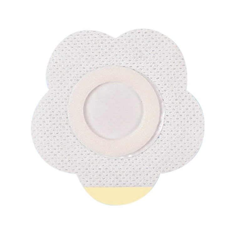 100 PCS 043 Non-woven Stickers Wound Anti-seepage Three-volt Medicinal Patch, Size:6x6x2cm (Plum Shape)