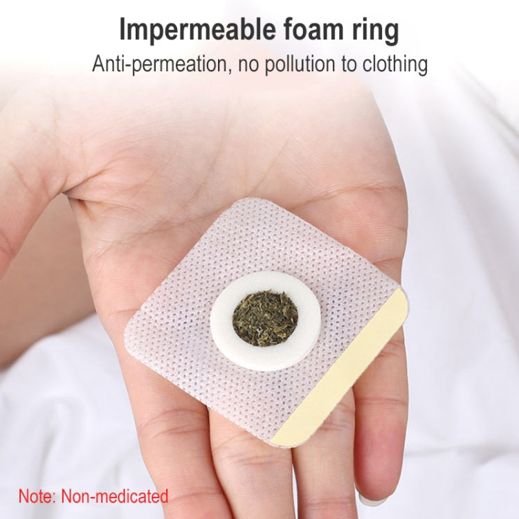 100 PCS 043 Non-woven Stickers Wound Anti-seepage Three-volt Medicinal Patch, Size:7x7x3cm (Plum Shape)