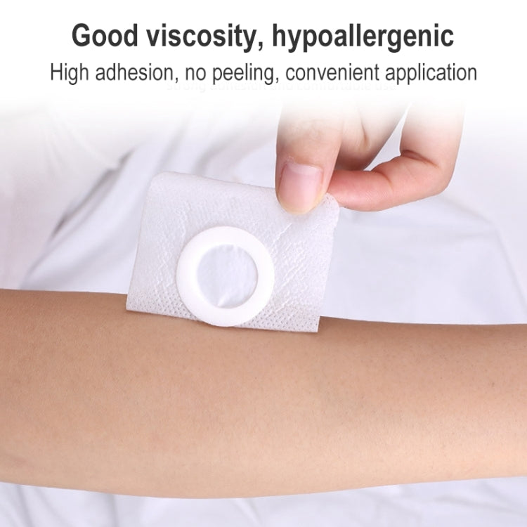 100 PCS 043 Non-woven Stickers Wound Anti-seepage Three-volt Medicinal Patch, Size:8x8x4cm (Square)