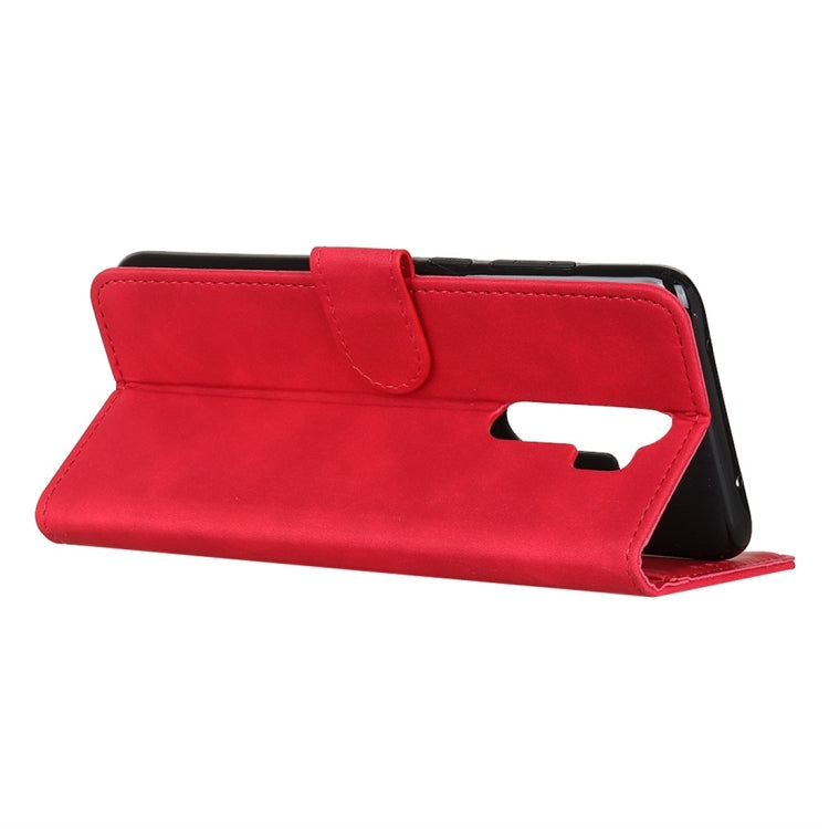 For Xiaomi Redmi Note 8 Pro Retro Texture PU + TPU Horizontal Flip Leather Case with Holder & Card Slots & Wallet