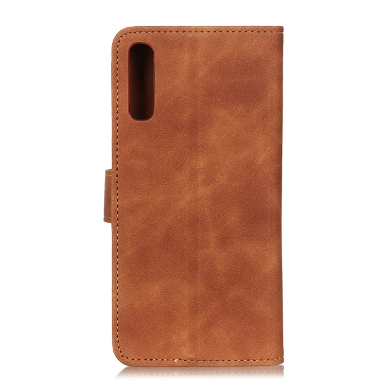 For Galaxy A50 / A30s / A50s Retro Texture PU + TPU Horizontal Flip Leather Case with Holder & Card Slots & Wallet