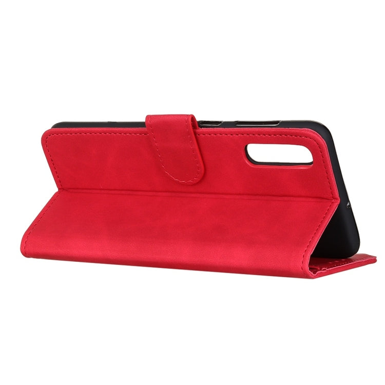 For Galaxy A90 5G Retro Texture PU + TPU Horizontal Flip Leather Case with Holder & Card Slots & Wallet