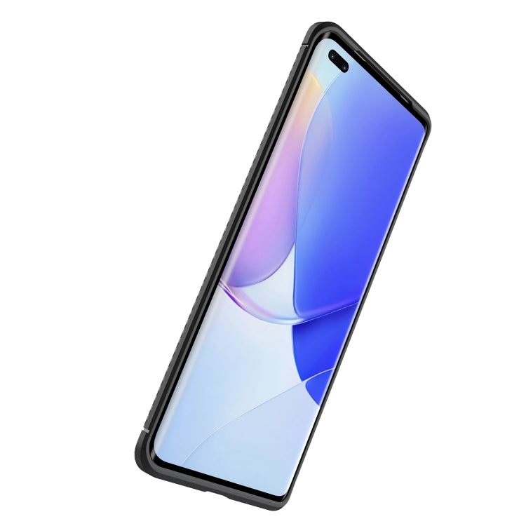 For Huawei Nova 9 Pro Carbon Fiber Texture Shockproof TPU Case