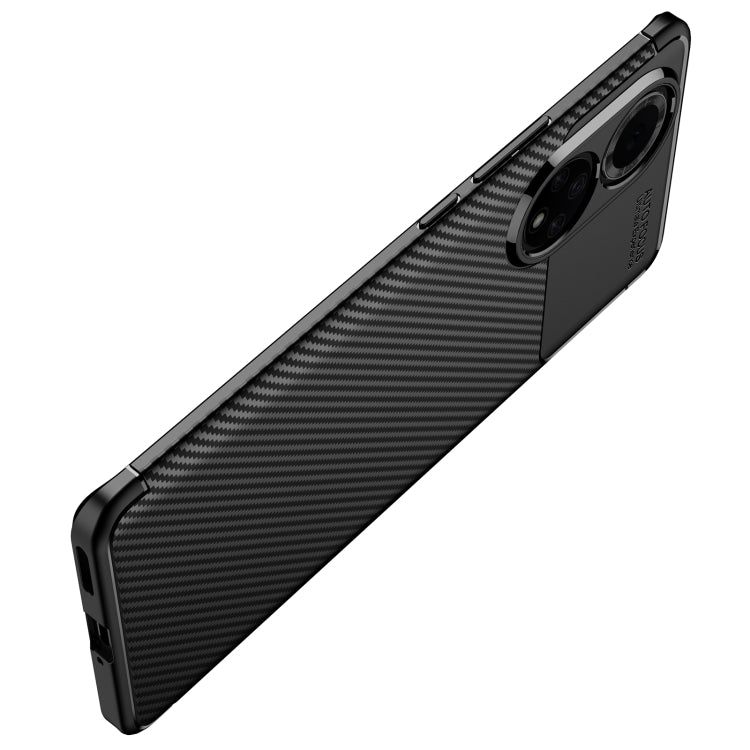 For Huawei Nova 9 Pro Carbon Fiber Texture Shockproof TPU Case