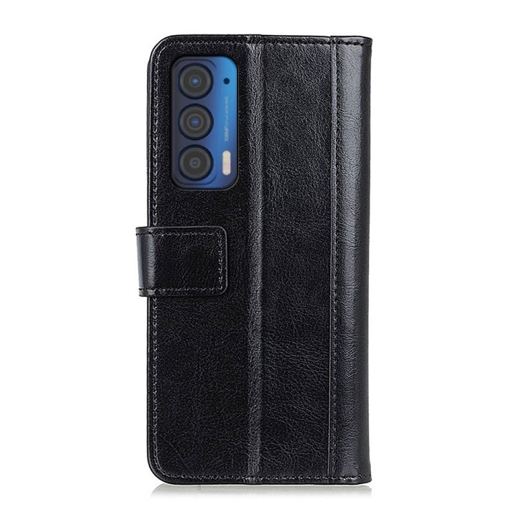 For Motorola Moto Edge 2021 Peas Crazy Horse Texture Horizontal Flip Leather Case with Holder & Card Slots & Wallet