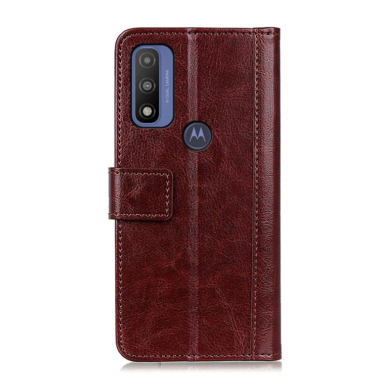 For Motorola Moto G Pure Peas Crazy Horse Texture Horizontal Flip Leather Case with Holder & Card Slots & Wallet