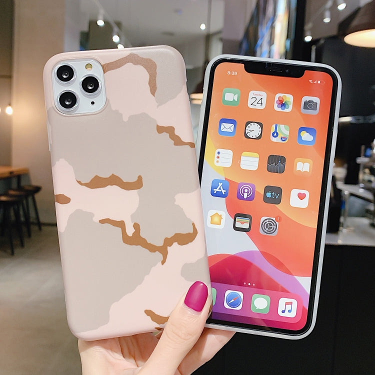 For iPhone 13 Shockproof IMD Camouflage TPU Protective Case