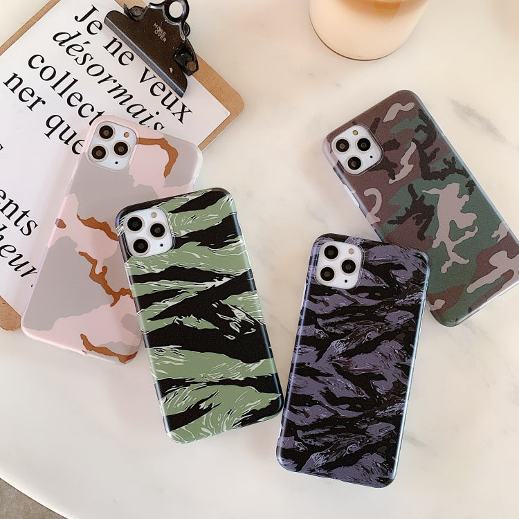 For iPhone 13 Shockproof IMD Camouflage TPU Protective Case