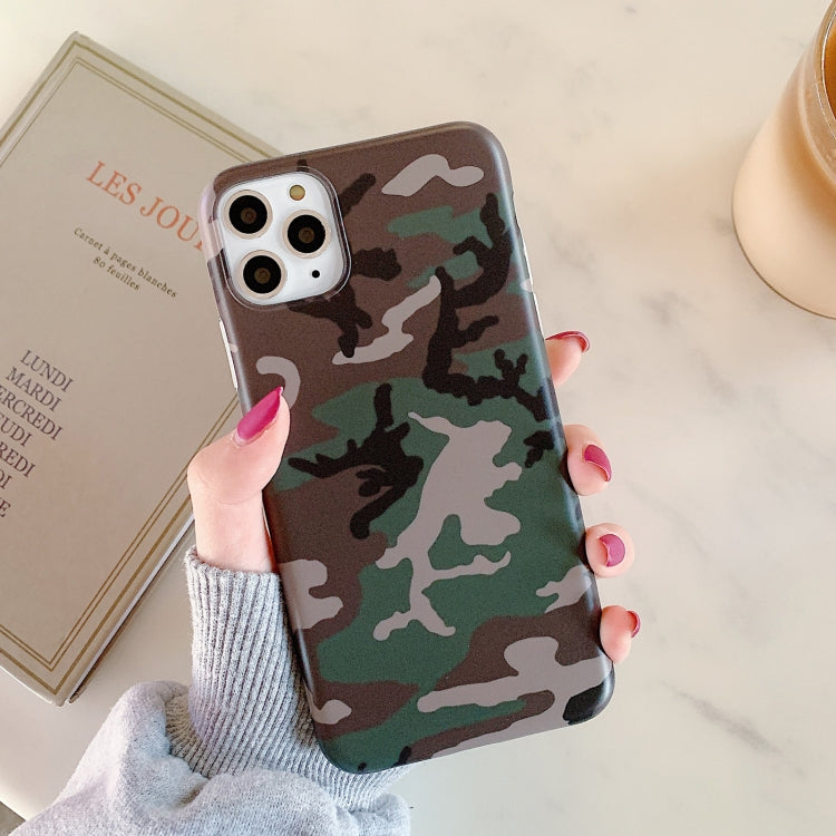 For iPhone 13 Pro Max Shockproof IMD Camouflage TPU Protective Case