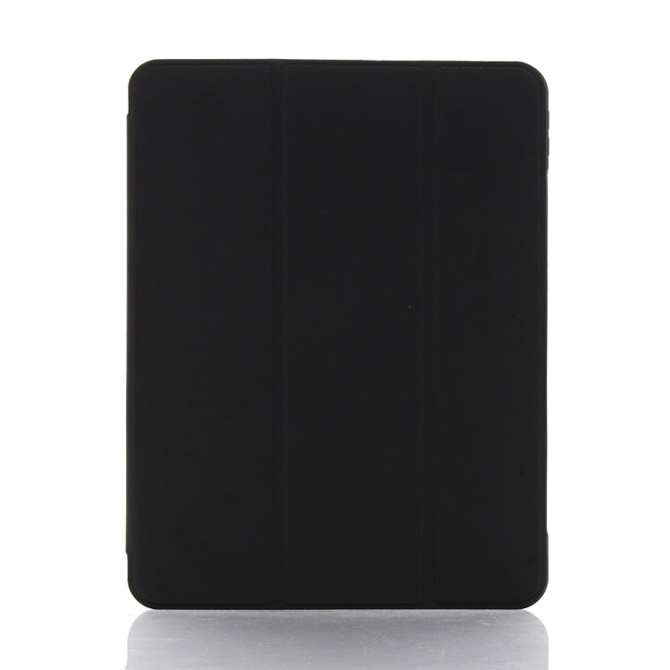 For iPad mini 6 Back Sticker Skin Feel Horizontal Flip Leather Tablet Case with Tri-fold Holder
