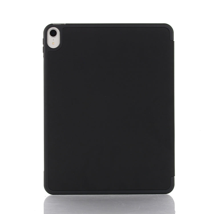 For iPad mini 6 Back Sticker Skin Feel Horizontal Flip Leather Tablet Case with Tri-fold Holder