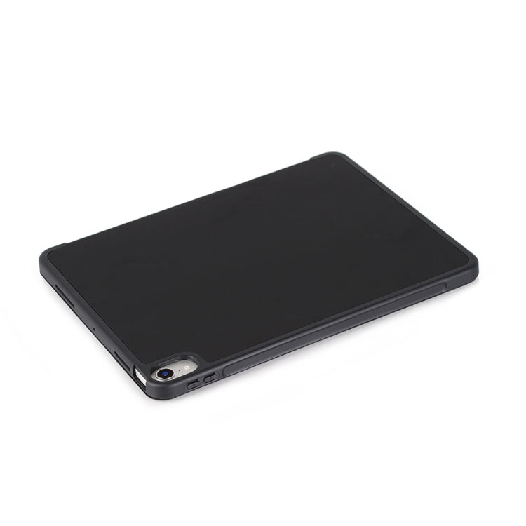 For iPad mini 6 Back Sticker Skin Feel Horizontal Flip Leather Tablet Case with Tri-fold Holder