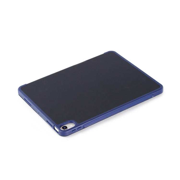 For iPad mini 6 Back Sticker Skin Feel Horizontal Flip Leather Tablet Case with Tri-fold Holder