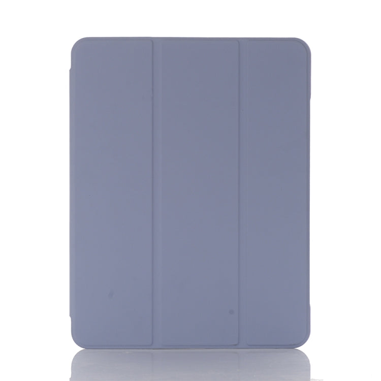 For iPad mini 6 Back Sticker Skin Feel Horizontal Flip Leather Tablet Case with Tri-fold Holder