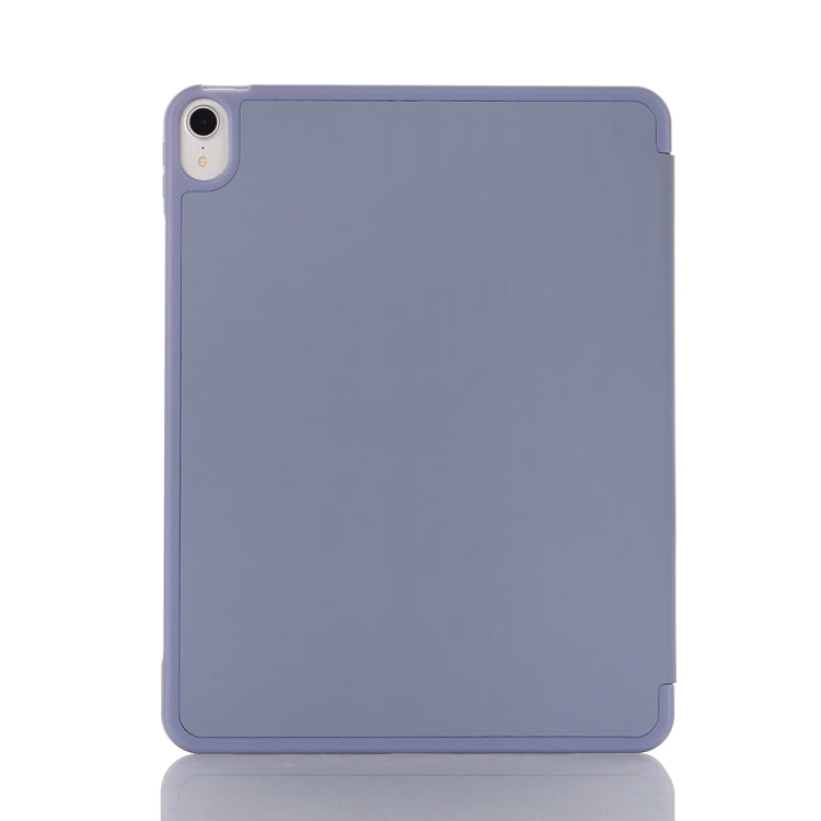 For iPad mini 6 Back Sticker Skin Feel Horizontal Flip Leather Tablet Case with Tri-fold Holder