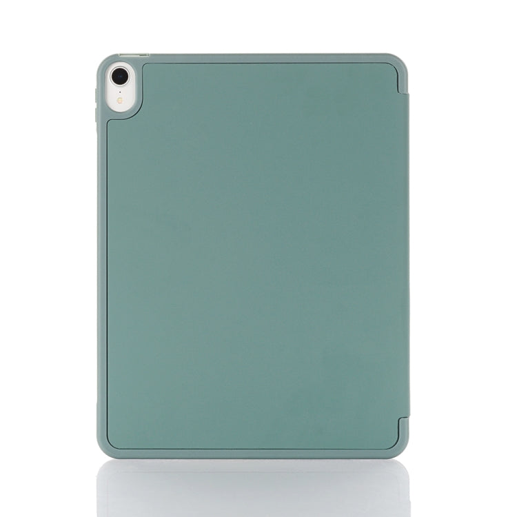 For iPad mini 6 Back Sticker Skin Feel Horizontal Flip Leather Tablet Case with Tri-fold Holder