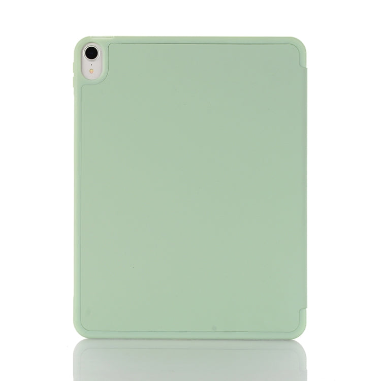 For iPad mini 6 Back Sticker Skin Feel Horizontal Flip Leather Tablet Case with Tri-fold Holder