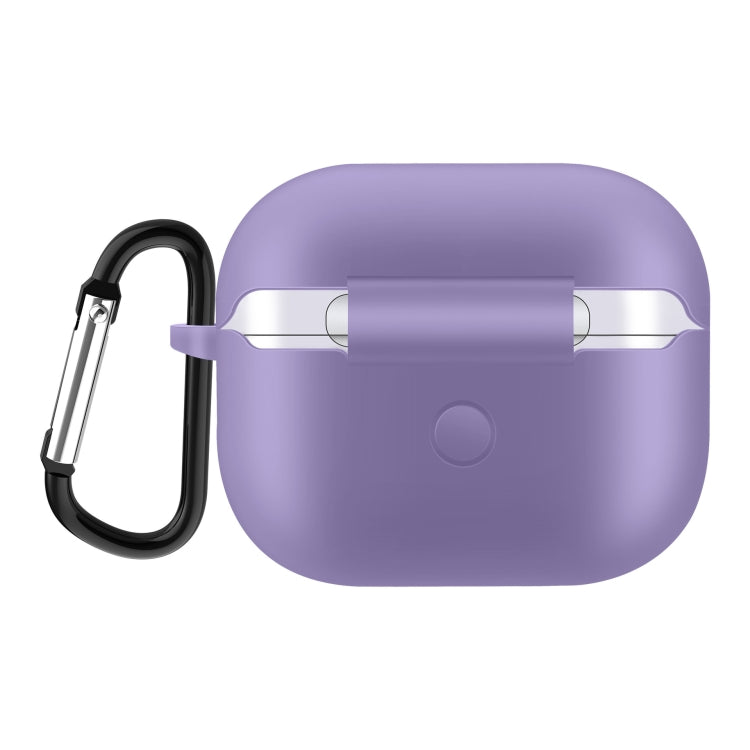 Solid Color Silicone Earphone Protective Case for AirPods 3, with Hook