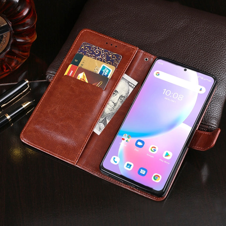 For UMIDIGI A11 Pro Max idewei Crazy Horse Texture Horizontal Flip Leather Case with Holder & Card Slots & Wallet