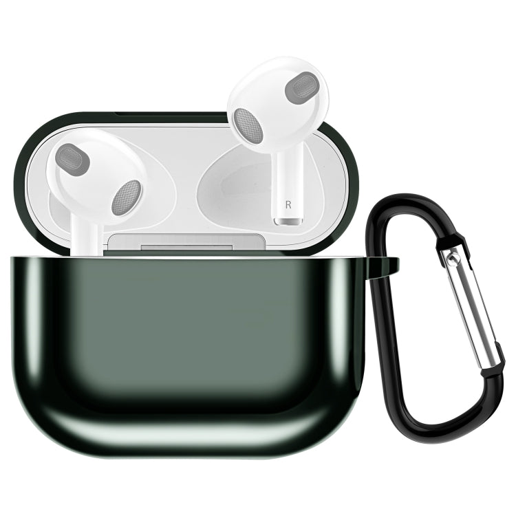 Electroplating TPU Earphone Protective Case for AirPods 3, with Hook