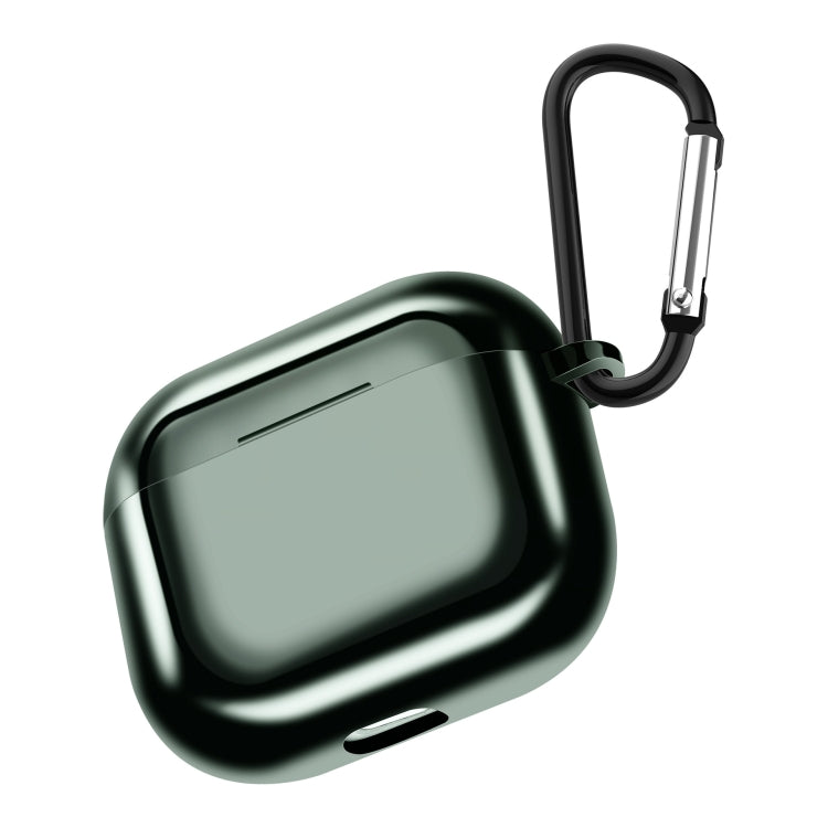 Electroplating TPU Earphone Protective Case for AirPods 3, with Hook