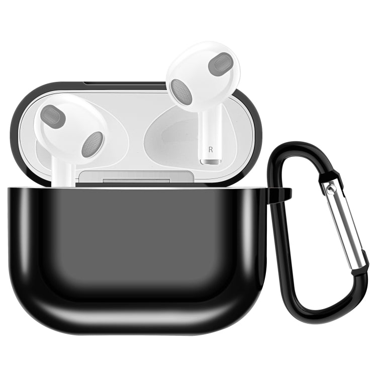Electroplating TPU Earphone Protective Case for AirPods 3, with Hook