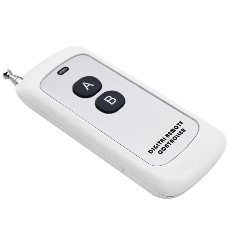 1000-2E Two-button Water Pump Motor Smart Socket Access Control Lamp Learning Wireless Remote Control, Frequency:315M 1527(White)