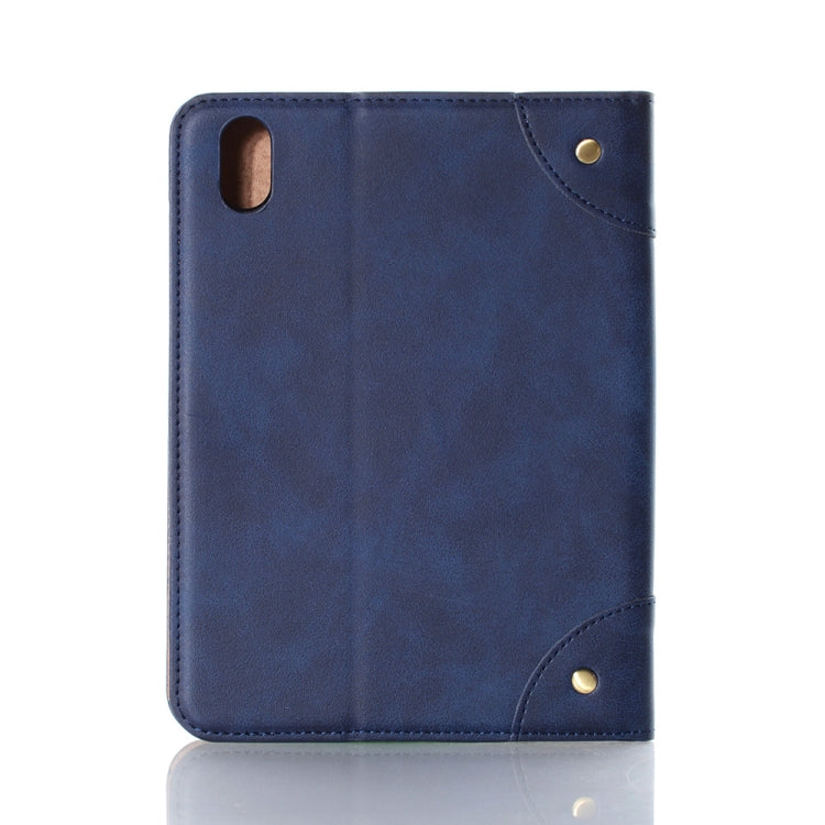 For iPad mini 6 Retro Book Style Horizontal Flip PU Leather Tablet Case with Holder & Card Slots & Wallet