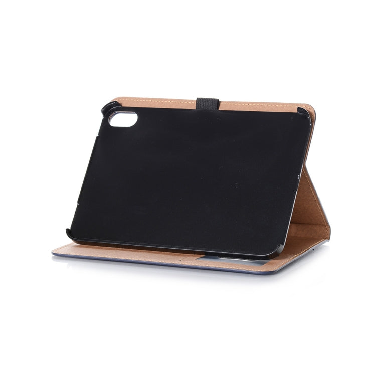 For iPad mini 6 Retro Book Style Horizontal Flip PU Leather Tablet Case with Holder & Card Slots & Wallet