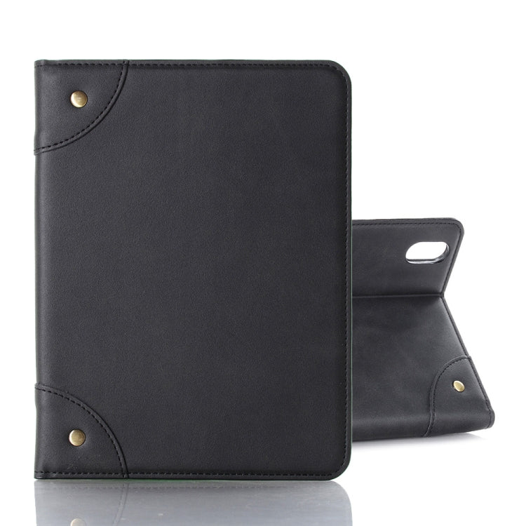 For iPad mini 6 Retro Book Style Horizontal Flip PU Leather Tablet Case with Holder & Card Slots & Wallet