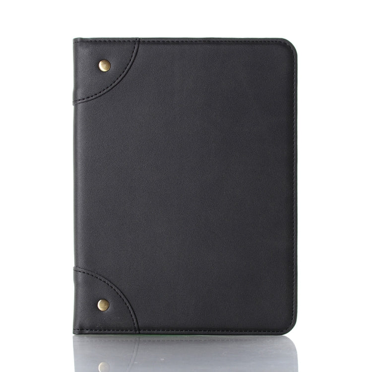 For iPad mini 6 Retro Book Style Horizontal Flip PU Leather Tablet Case with Holder & Card Slots & Wallet