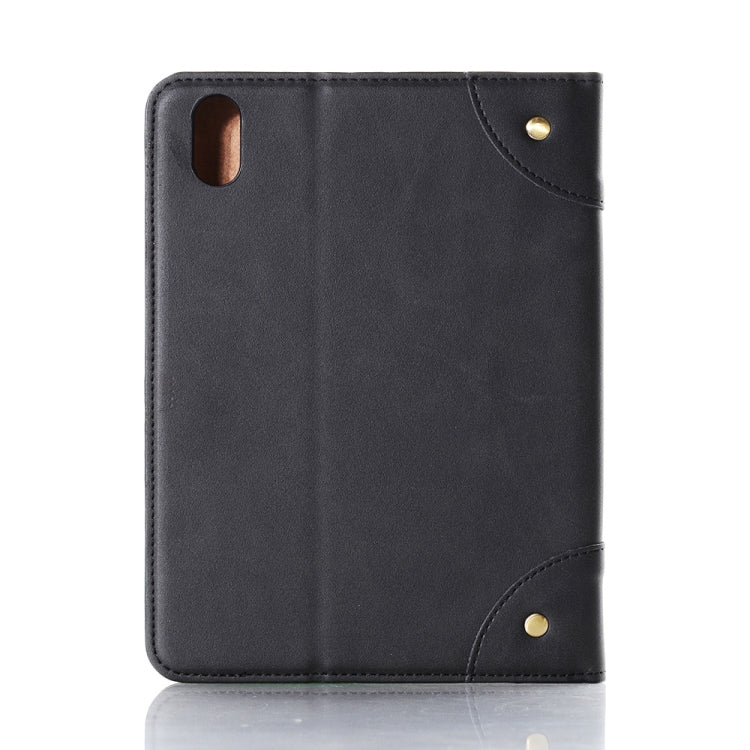 For iPad mini 6 Retro Book Style Horizontal Flip PU Leather Tablet Case with Holder & Card Slots & Wallet