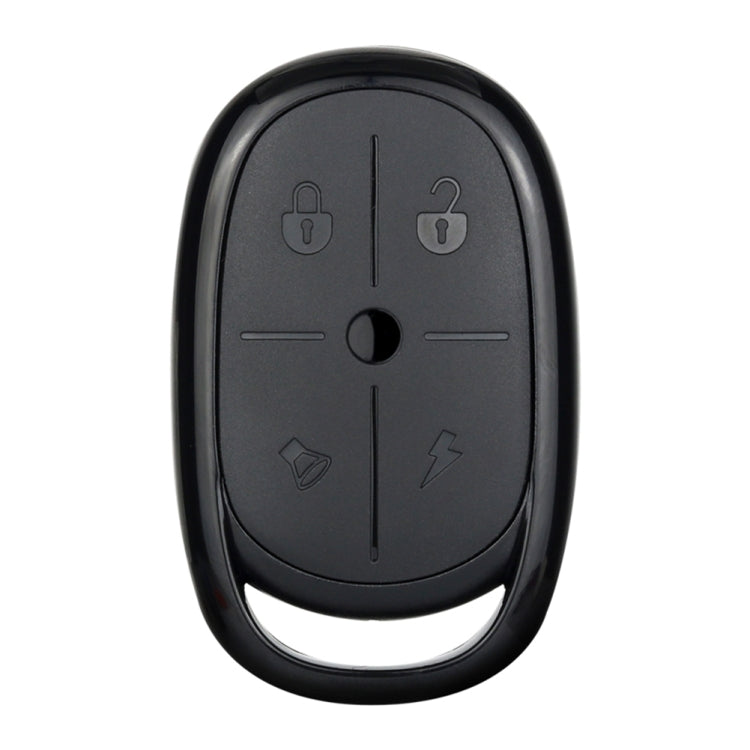 AK-K2000812 4-button Copy Style Electric Barrier Garage Door Battery Car Key Remote Controller, Frequency:433MHZ(Black)