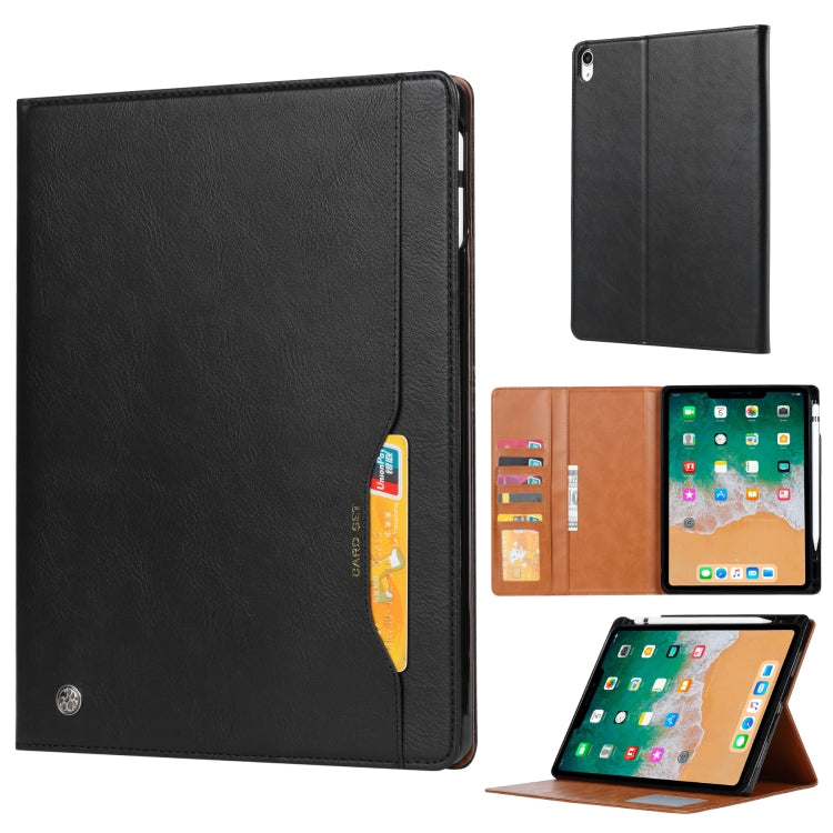 For iPad mini 6 Knead Skin Texture Horizontal Flip Leather Tablet Case with Photo Frame & Holder & Card Slots & Wallet & Pen Slot & Sleep / Wake-up Function