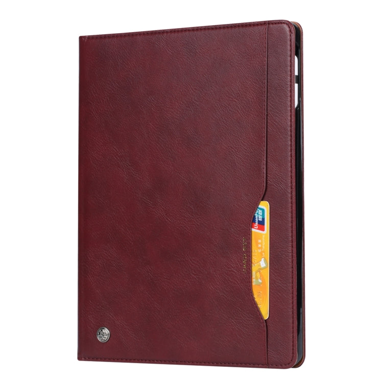 For iPad mini 6 Knead Skin Texture Horizontal Flip Leather Tablet Case with Photo Frame & Holder & Card Slots & Wallet & Pen Slot & Sleep / Wake-up Function