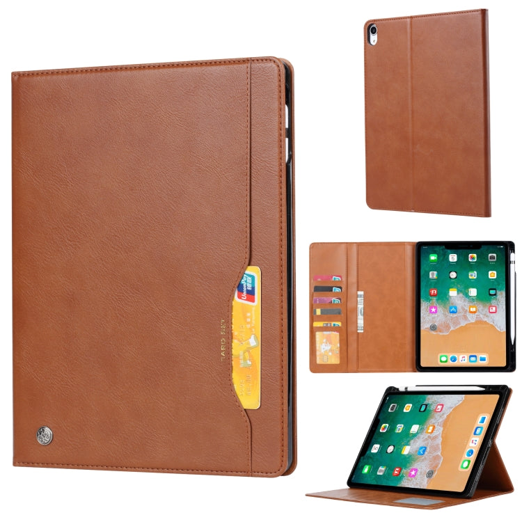 For iPad mini 6 Knead Skin Texture Horizontal Flip Leather Tablet Case with Photo Frame & Holder & Card Slots & Wallet & Pen Slot & Sleep / Wake-up Function