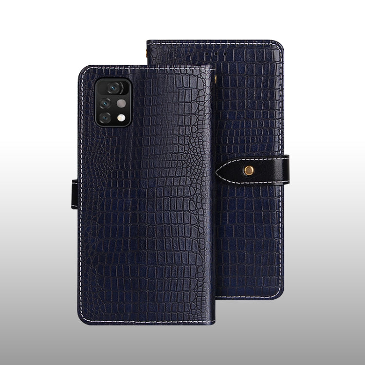 For UMIDIGI A11 Pro Max idewei Crocodile Texture Horizontal Flip Leather Case with Holder & Card Slots & Wallet