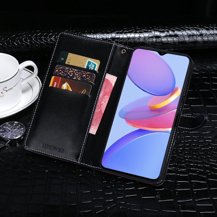 For U-MAGIC 30e idewei Crocodile Texture Horizontal Flip Leather Case with Holder & Card Slots & Wallet