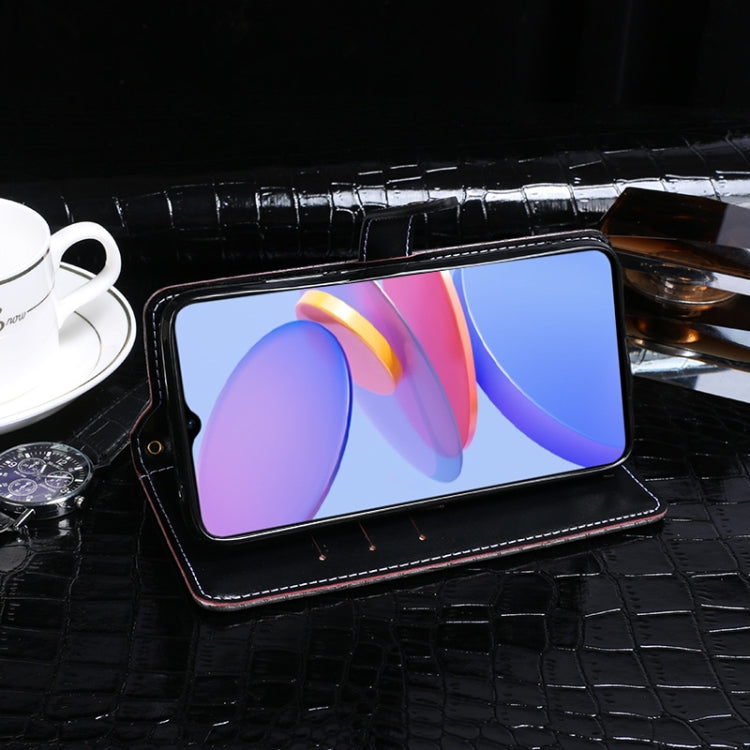 For U-MAGIC 30e idewei Crocodile Texture Horizontal Flip Leather Case with Holder & Card Slots & Wallet