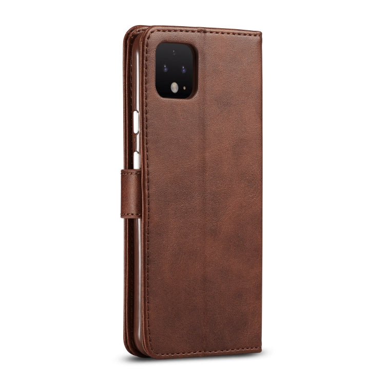 LC.IMEEKE For Goolge Pixel 4 / 4XL Calf Texture Horizontal Flip Leather Case, with Holder & Card Slots & Wallet