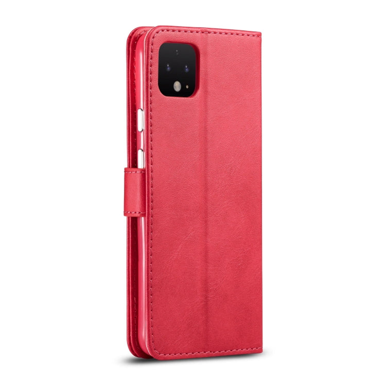 LC.IMEEKE For Goolge Pixel 4 / 4XL Calf Texture Horizontal Flip Leather Case, with Holder & Card Slots & Wallet