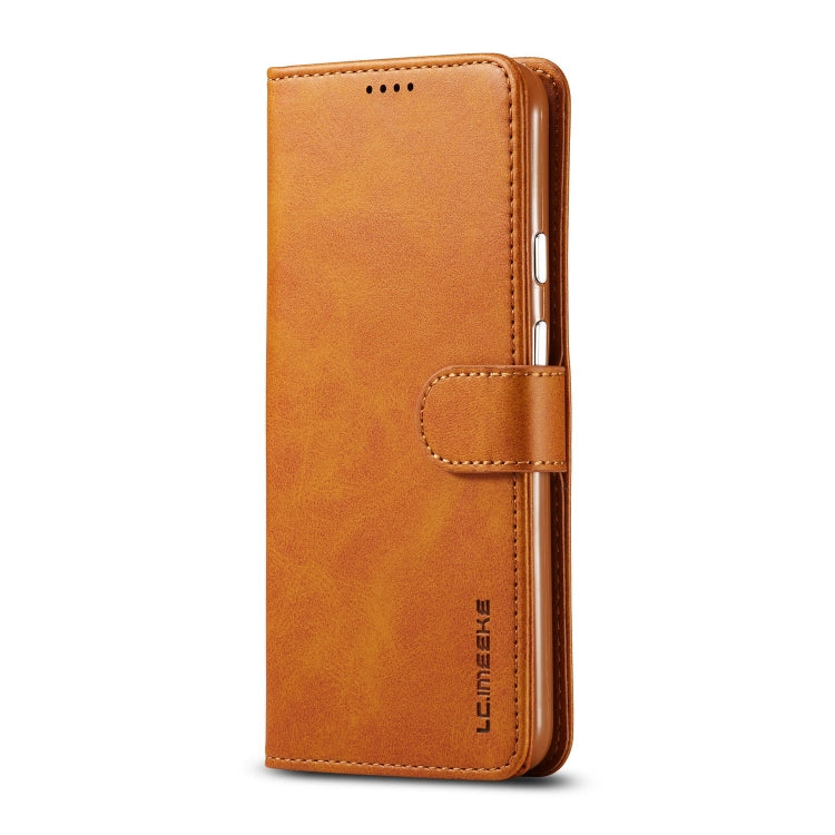 LC.IMEEKE For Goolge Pixel 4 / 4XL Calf Texture Horizontal Flip Leather Case, with Holder & Card Slots & Wallet