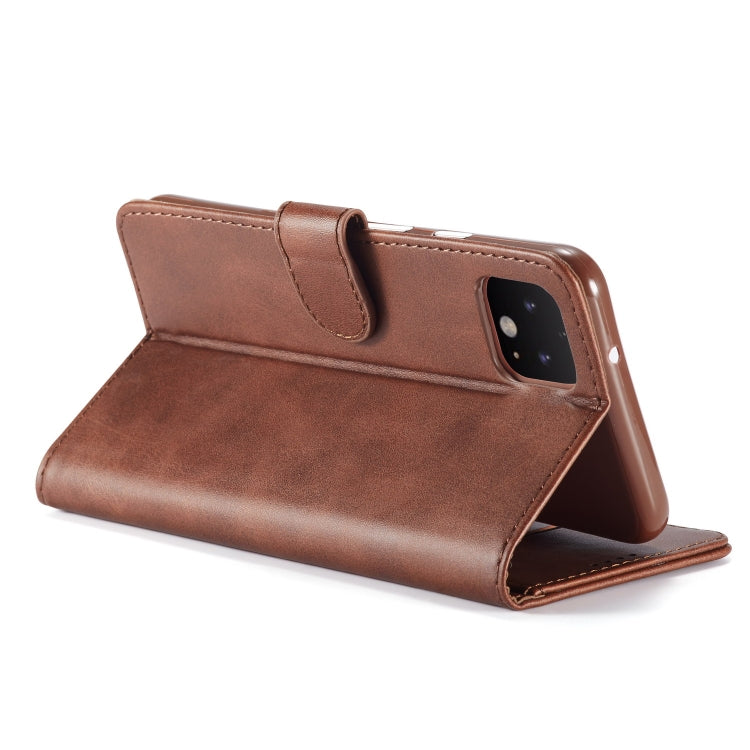 LC.IMEEKE For Goolge Pixel 4 / 4XL Calf Texture Horizontal Flip Leather Case, with Holder & Card Slots & Wallet