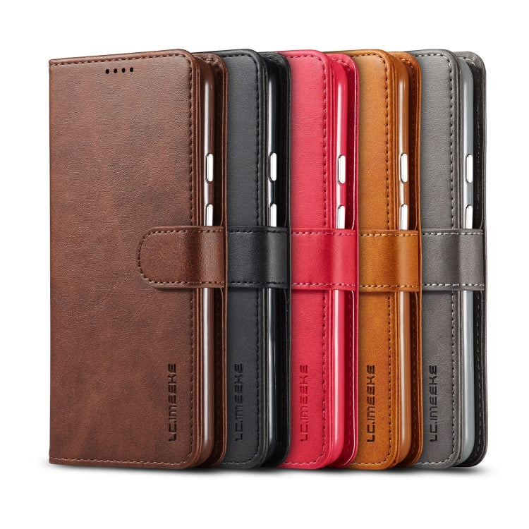 LC.IMEEKE For Goolge Pixel 4 / 4XL Calf Texture Horizontal Flip Leather Case, with Holder & Card Slots & Wallet